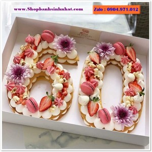 Bánh Sinh Nhật Chữ Cái & Số - RP05